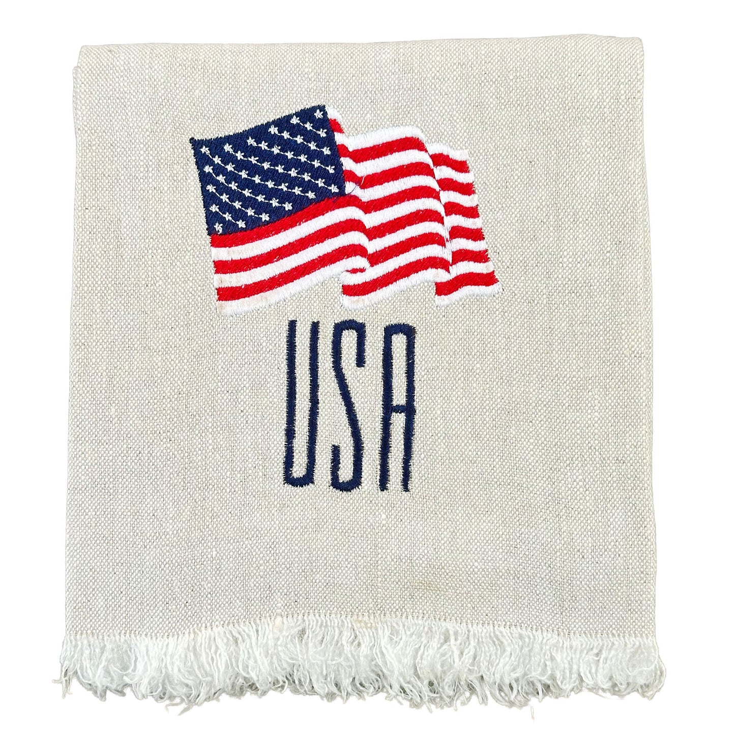 Linen Tea Towel, Patriotic