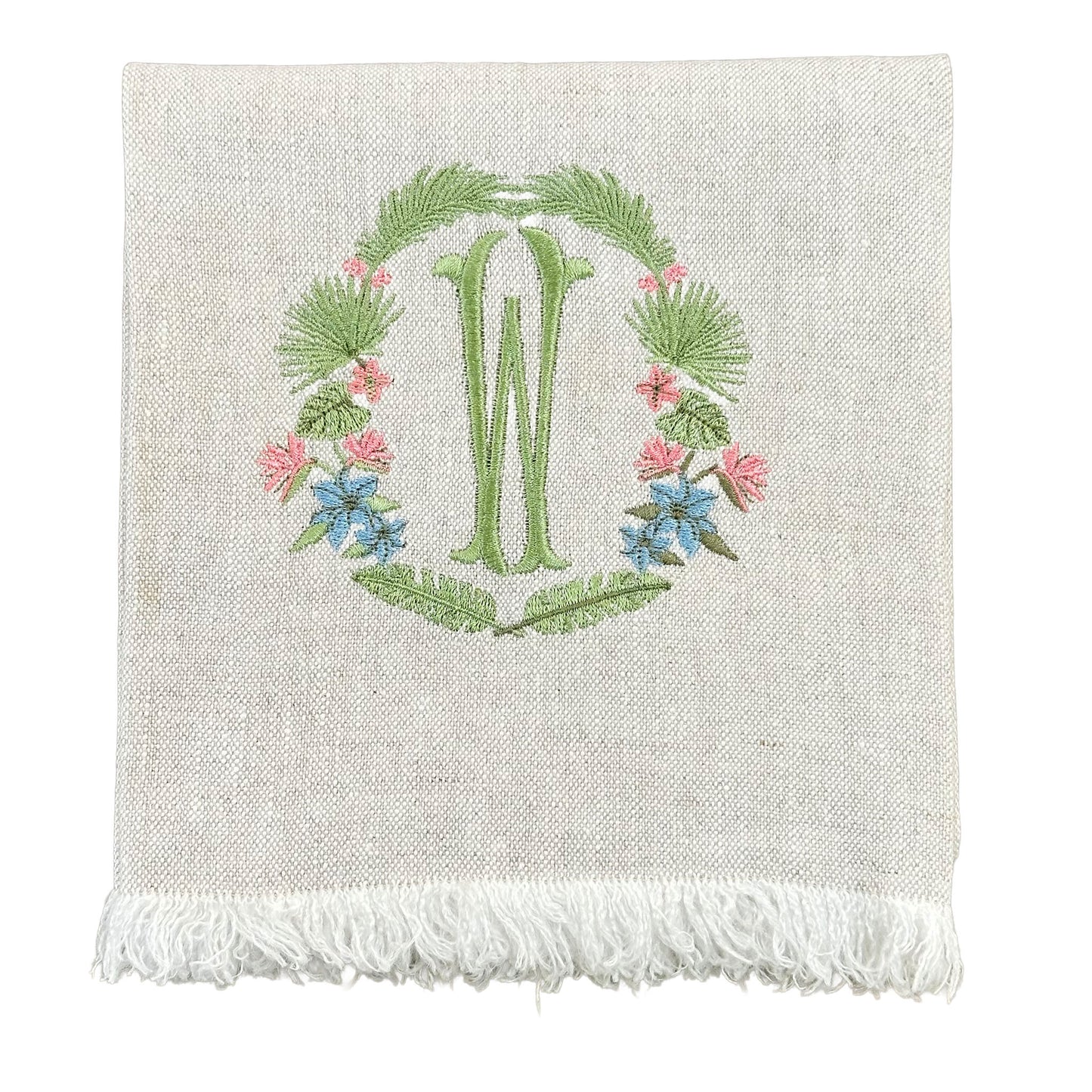 Linen Tea Towel, Spring Surround